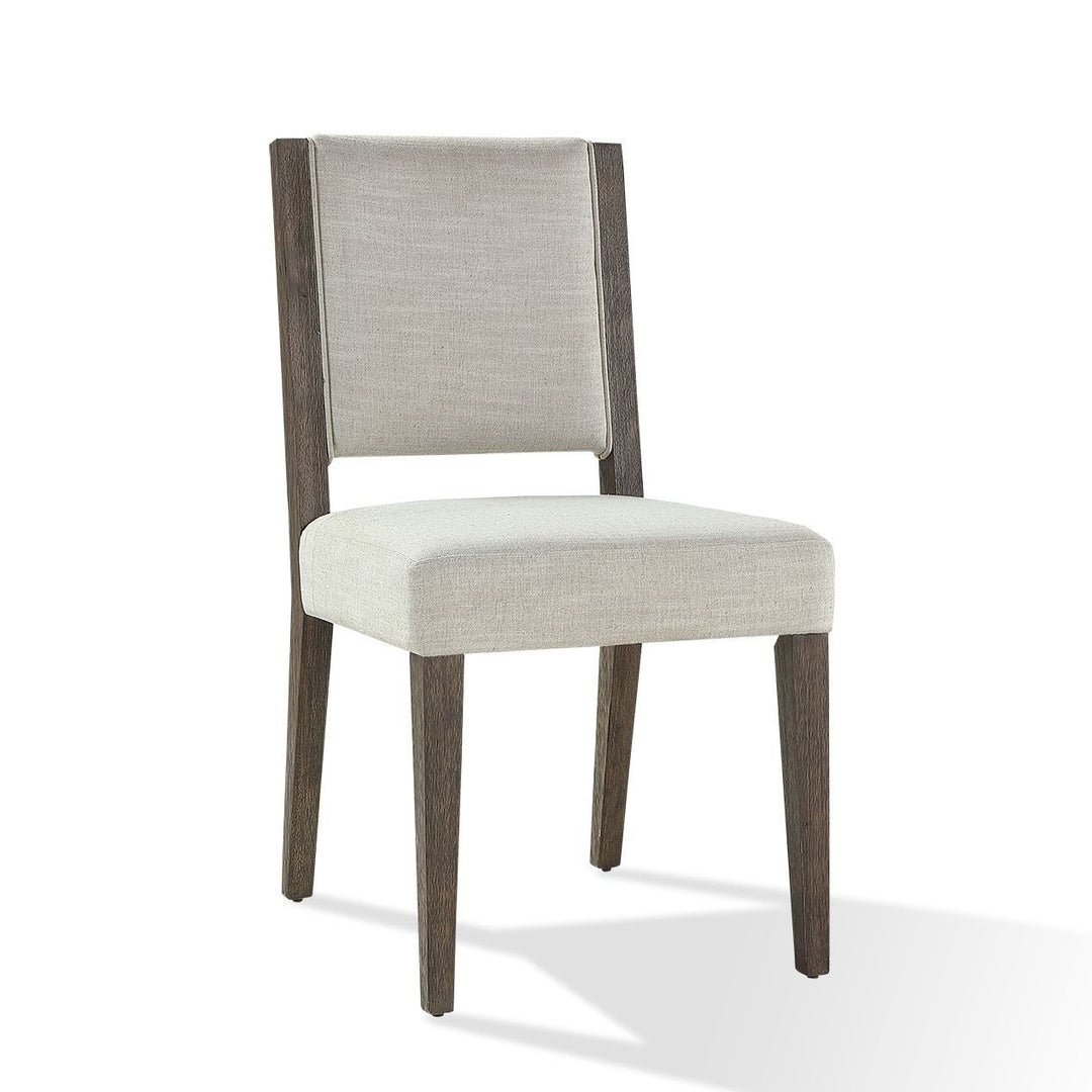 Oakland Upholstered Side Chair in Brunette (Set of 2) Chair modern furniture Contempo Furniture