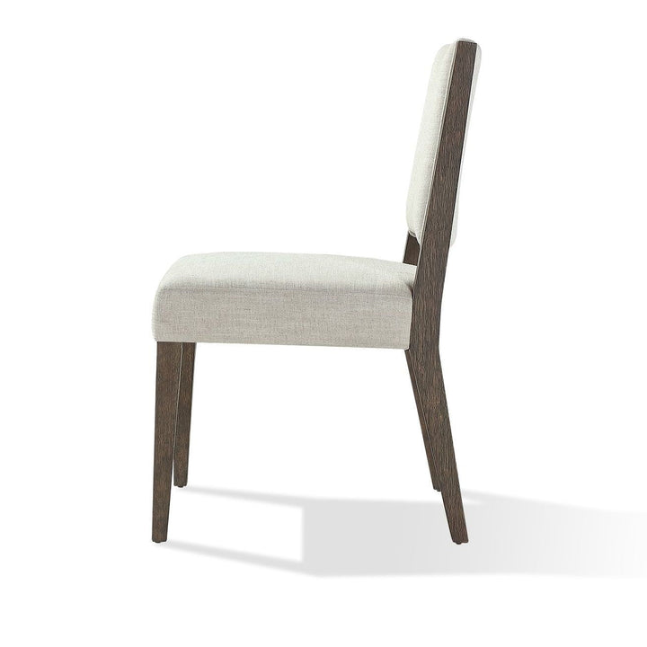 Oakland Upholstered Side Chair in Brunette (Set of 2) Chair modern furniture Contempo Furniture