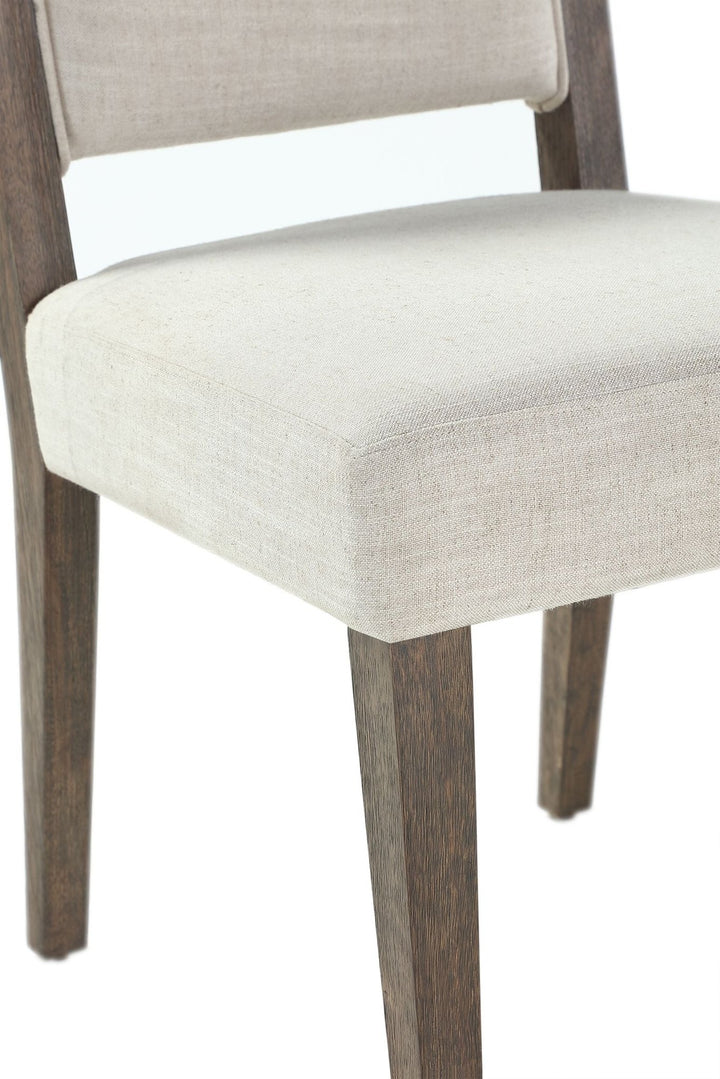 Oakland Upholstered Side Chair in Brunette (Set of 2) Chair modern furniture Contempo Furniture