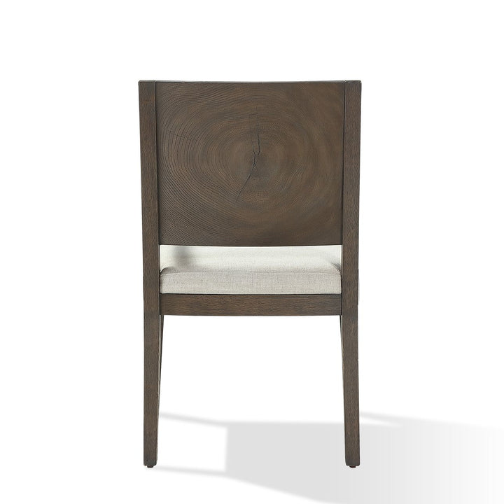 Oakland Wood Arm Chair in Brunette (Set of 2) Chair modern furniture Contempo Furniture