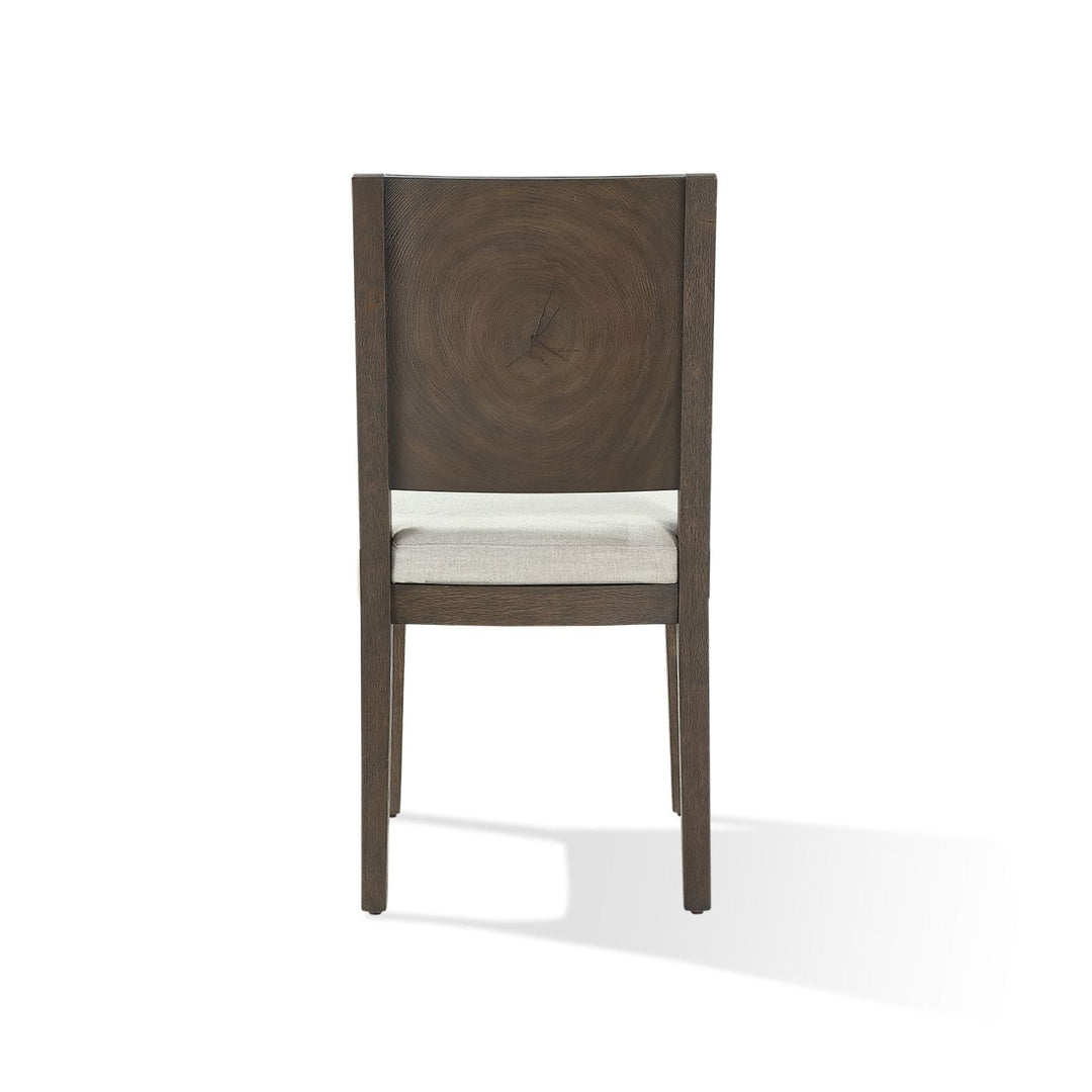 Oakland Wood Side Chair in Brunette (Set of 2) Chair modern furniture Contempo Furniture