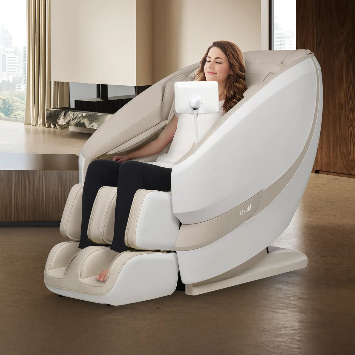 Osaki Oasis S50 Massage Chair - lifestyle model view