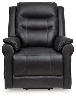 Oatman Power Lift Recliner - Black Power Lift Recliner modern furniture Contempo Furniture