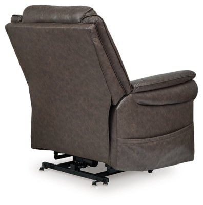 Oatman Power Lift Recliner - Dark Brown Power Lift Recliner modern furniture Contempo Furniture