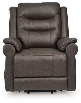 Oatman Power Lift Recliner - Dark Brown Power Lift Recliner modern furniture Contempo Furniture