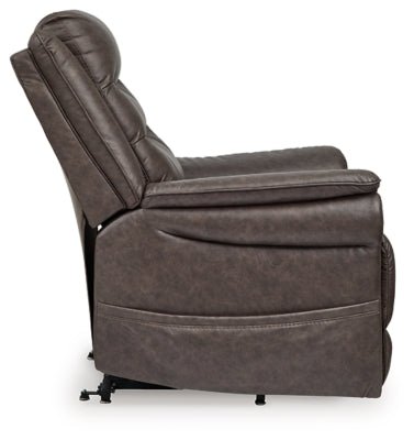Oatman Power Lift Recliner - Dark Brown Power Lift Recliner modern furniture Contempo Furniture