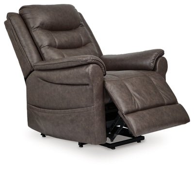 Oatman Power Lift Recliner - Dark Brown Power Lift Recliner modern furniture Contempo Furniture