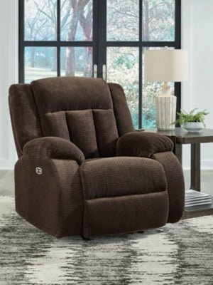 Observation Power Recliner - Dark Brown Rocker Chair modern furniture Contempo Furniture