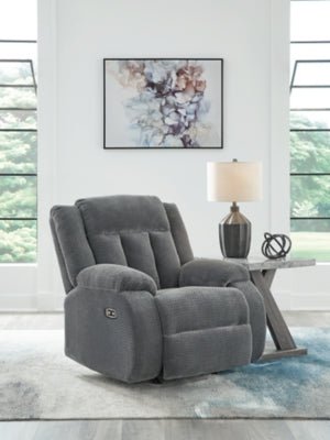 Observation Power Recliner - Dark Gray Rocker Chair modern furniture Contempo Furniture