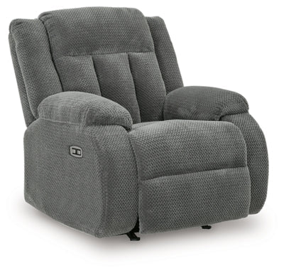 Observation Power Recliner - Dark Gray Rocker Chair modern furniture Contempo Furniture