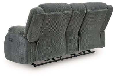 Observation Power Reclining Loveseat with Console - Dark Gray Reclining Loveseat modern furniture Contempo Furniture