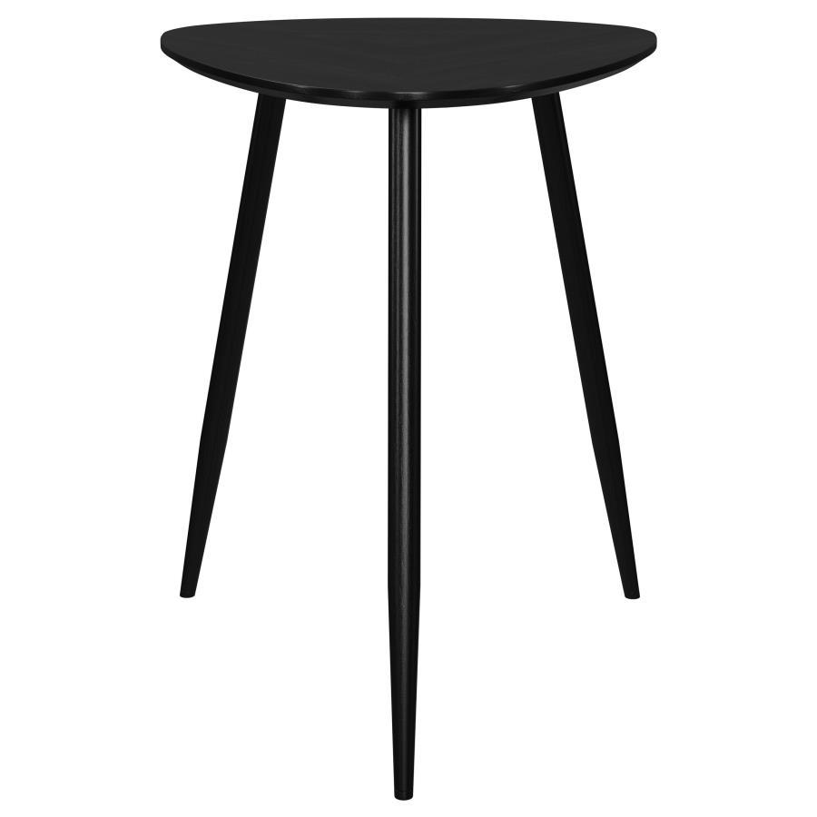 Odessa - 2 Piece Triangular Coffee And End Table Set - Black Table Set modern furniture Contempo Furniture