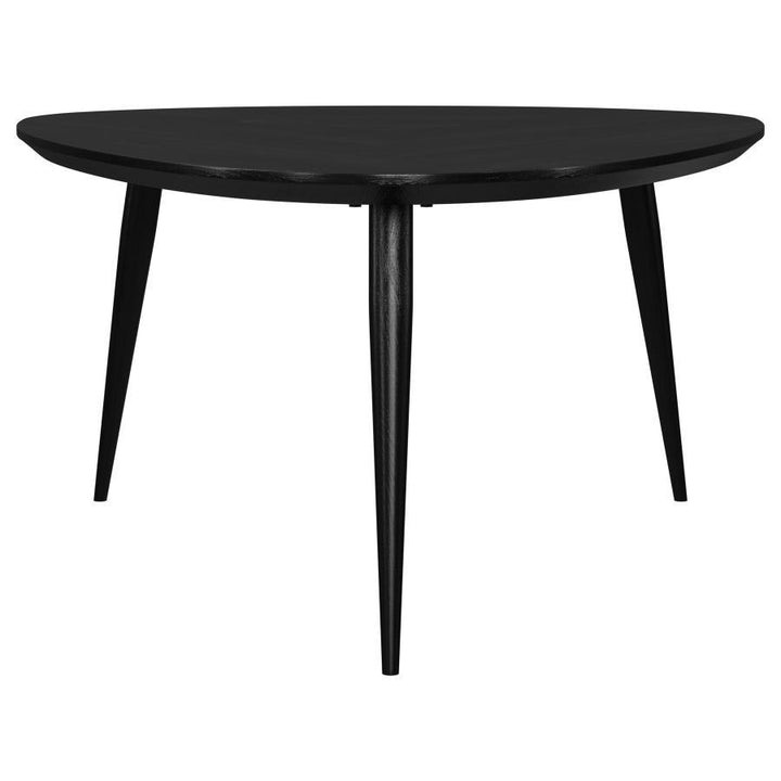 Odessa - 3 Piece Triangular Coffee And End Table Set - Black Table Set modern furniture Contempo Furniture