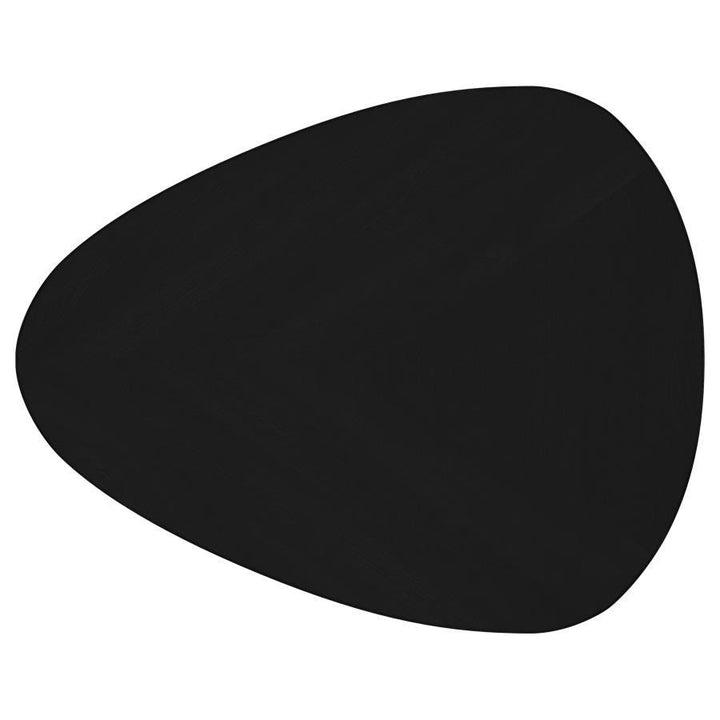 Odessa - Triangular Solid Wood Coffee Table - Black Coffee Table modern furniture Contempo Furniture