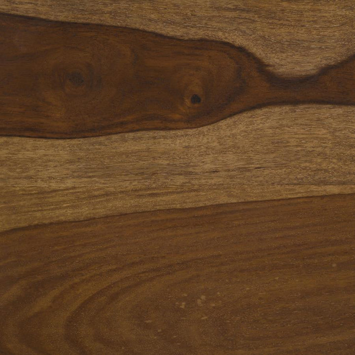 Odilia - Square Solid Wood Coffee Table - Auburn Coffee Table modern furniture Contempo Furniture