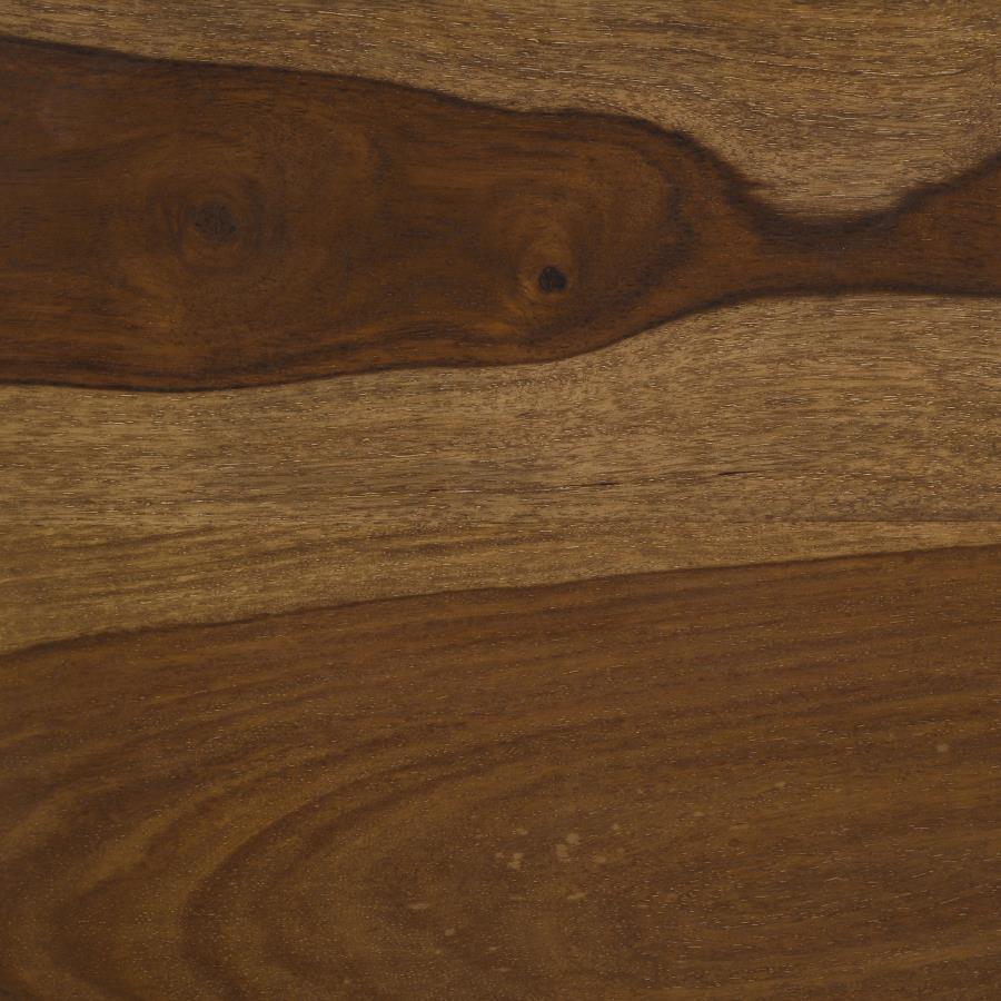 Odilia - Square Solid Wood Coffee Table - Auburn Coffee Table modern furniture Contempo Furniture