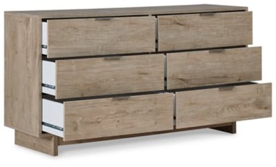 Oliah Dresser - Beige Dresser modern furniture Contempo Furniture