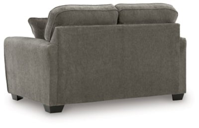 Olten Loveseat - Dark Gray Stationary Loveseat modern furniture Contempo Furniture