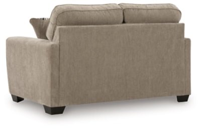 Olten Loveseat - Light Brown Stationary Loveseat modern furniture Contempo Furniture
