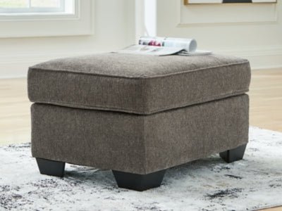 Olten Ottoman - Dark Gray Upholstered Ottoman modern furniture Contempo Furniture