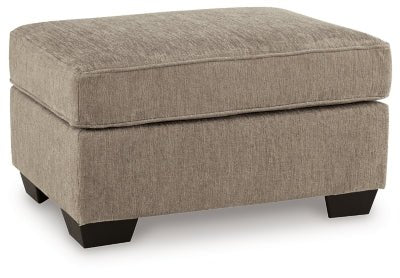 Olten Ottoman - Light Brown Upholstered Ottoman modern furniture Contempo Furniture