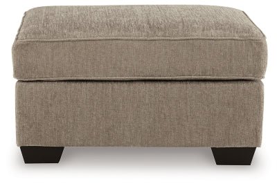 Olten Ottoman - Light Brown Upholstered Ottoman modern furniture Contempo Furniture