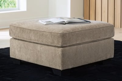 Olten Oversized Accent Ottoman - Light Brown Accent Ottoman modern furniture Contempo Furniture