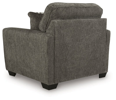 Olten Oversized Chair - Dark Gray Arm Chair modern furniture Contempo Furniture