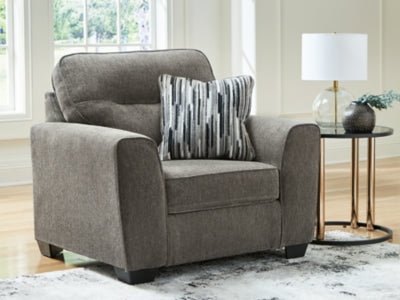 Olten Oversized Chair - Dark Gray Arm Chair modern furniture Contempo Furniture