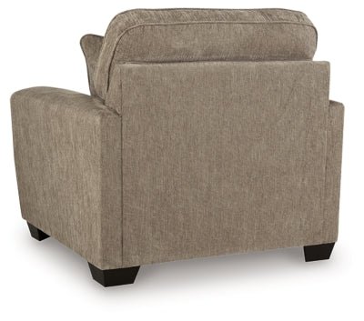 Olten Oversized Chair - Light Brown Arm Chair modern furniture Contempo Furniture