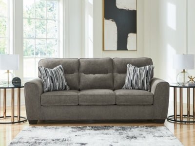 Olten Sofa - Dark Gray Stationary Sofa modern furniture Contempo Furniture
