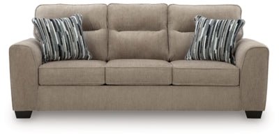 Olten Sofa - Light Brown Stationary Sofa modern furniture Contempo Furniture