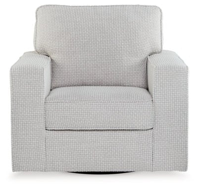 Olwenburg Swivel Accent Chair - Light Brown Swivel Chair modern furniture Contempo Furniture