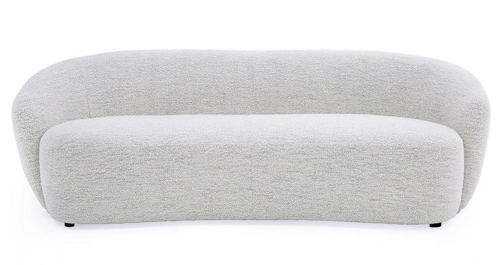 Gray sofa on a white background