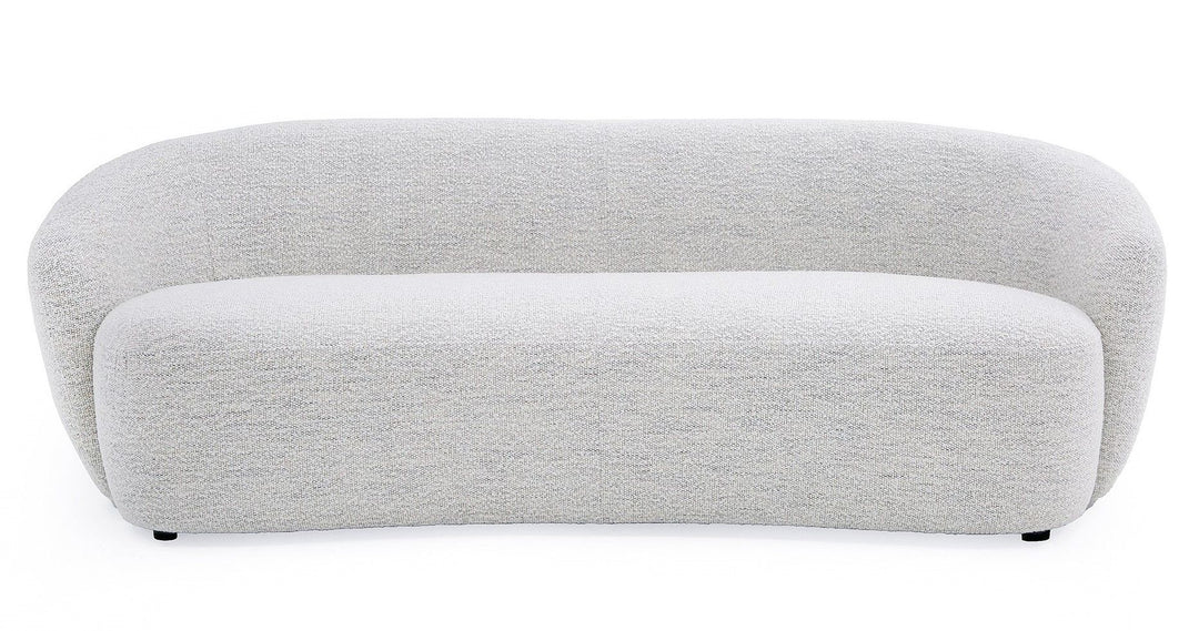 Gray sofa on a white background