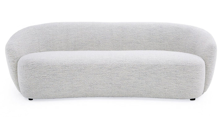 Gray sofa on a white background
