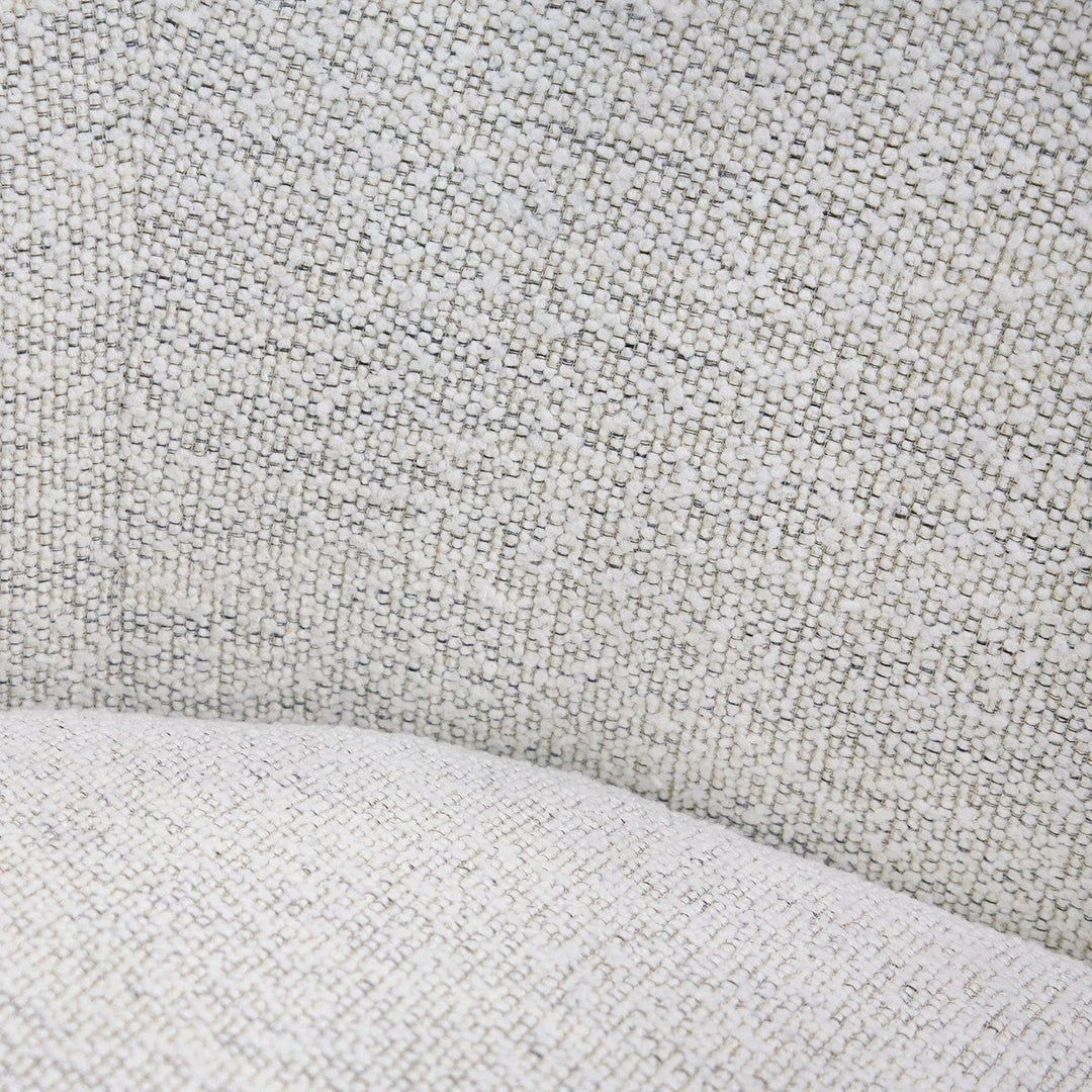 Omaha Modern Off White Fabric Sofa