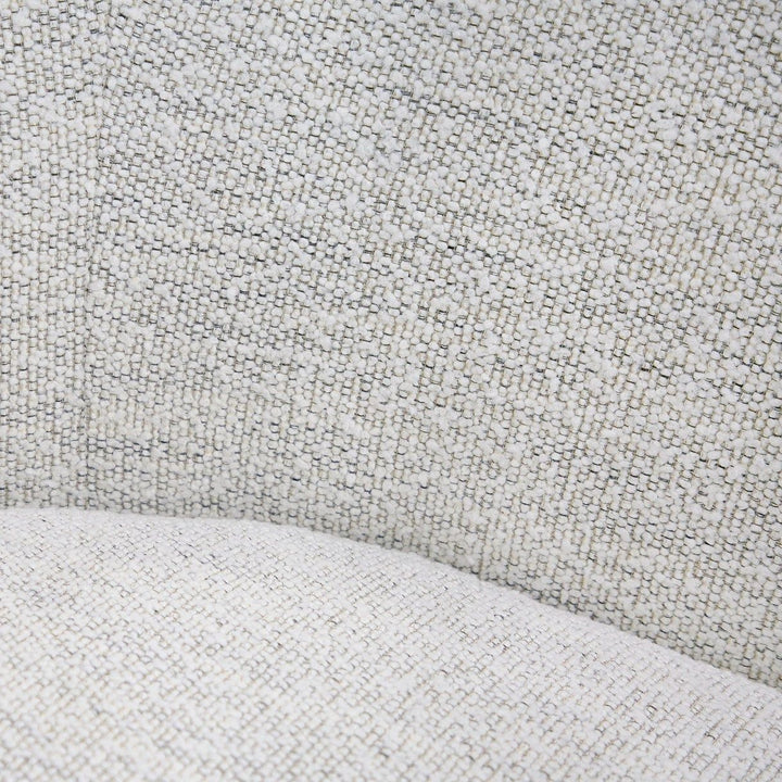 Omaha Modern Off White Fabric Sofa