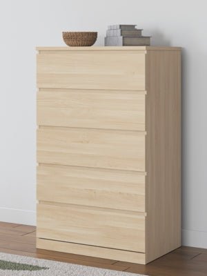 Onita Chest of Drawers - Light Brown Accent Chest modern furniture Contempo Furniture