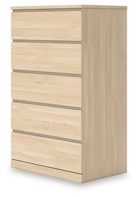 Onita Chest of Drawers - Light Brown Accent Chest modern furniture Contempo Furniture