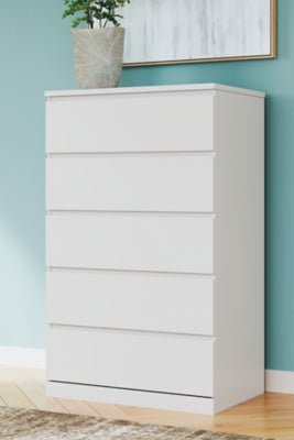 Onita Chest of Drawers - White Accent Chest modern furniture Contempo Furniture