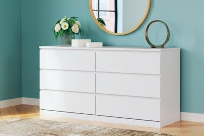 Onita Dresser - White Dresser modern furniture Contempo Furniture