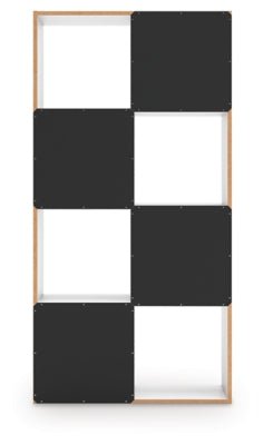 Onita Eight Cube Organizer - White Cube Organizers modern furniture Contempo Furniture