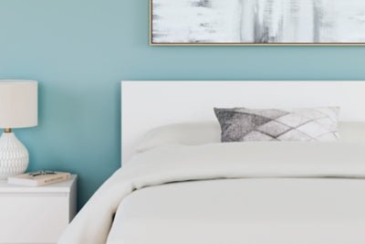 Onita Full Panel Platform Bed - White Panel Bed modern furniture Contempo Furniture