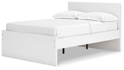 Onita Full Panel Platform Bed - White Panel Bed modern furniture Contempo Furniture