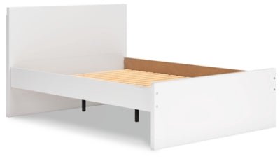 Onita Full Panel Platform Bed - White Panel Bed modern furniture Contempo Furniture
