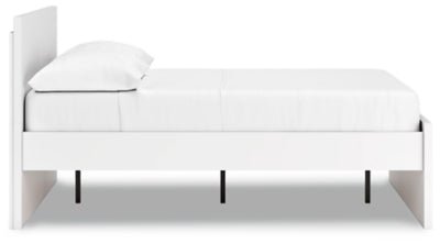 Onita Full Panel Platform Bed - White Panel Bed modern furniture Contempo Furniture