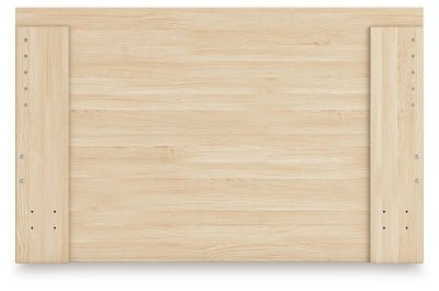 Onita Full Panel Platform Bed with 2 Side Storage - Light Brown Storage Bed modern furniture Contempo Furniture