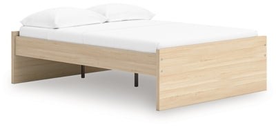 Onita Full Platform Bed - Light Brown Platform Bed modern furniture Contempo Furniture