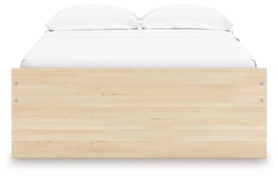 Onita Full Platform Bed - Light Brown Platform Bed modern furniture Contempo Furniture